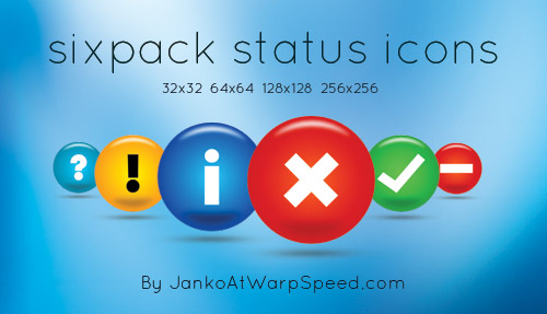 Sixpack Status Icons